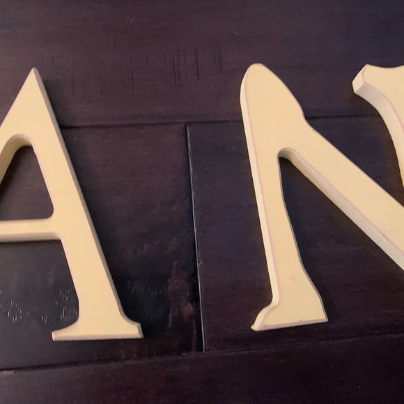 Baby Room Wall Letters Spelling L O G A N. - Picture 4 of 4